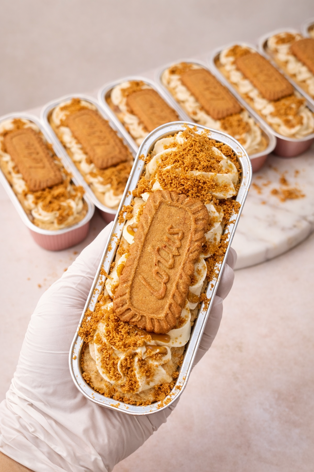 Biscoff Cookie Crumble Cake